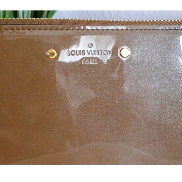 LOUIS VUITTON Monogram Zippy Venice Long Wallet Khaki Vernis Authentic - Picture 2 of 16